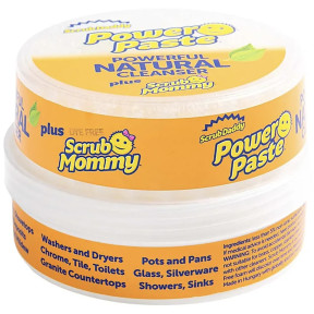 Чистящая паста с губкою Scrub Mommy Power Paste + Scrub Daddy 250 гр